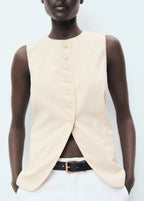 Suit Waistcoat With Buttons