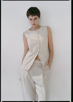 Suit Waistcoat With Buttons