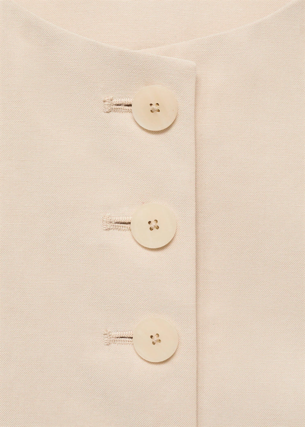 Suit Waistcoat With Buttons