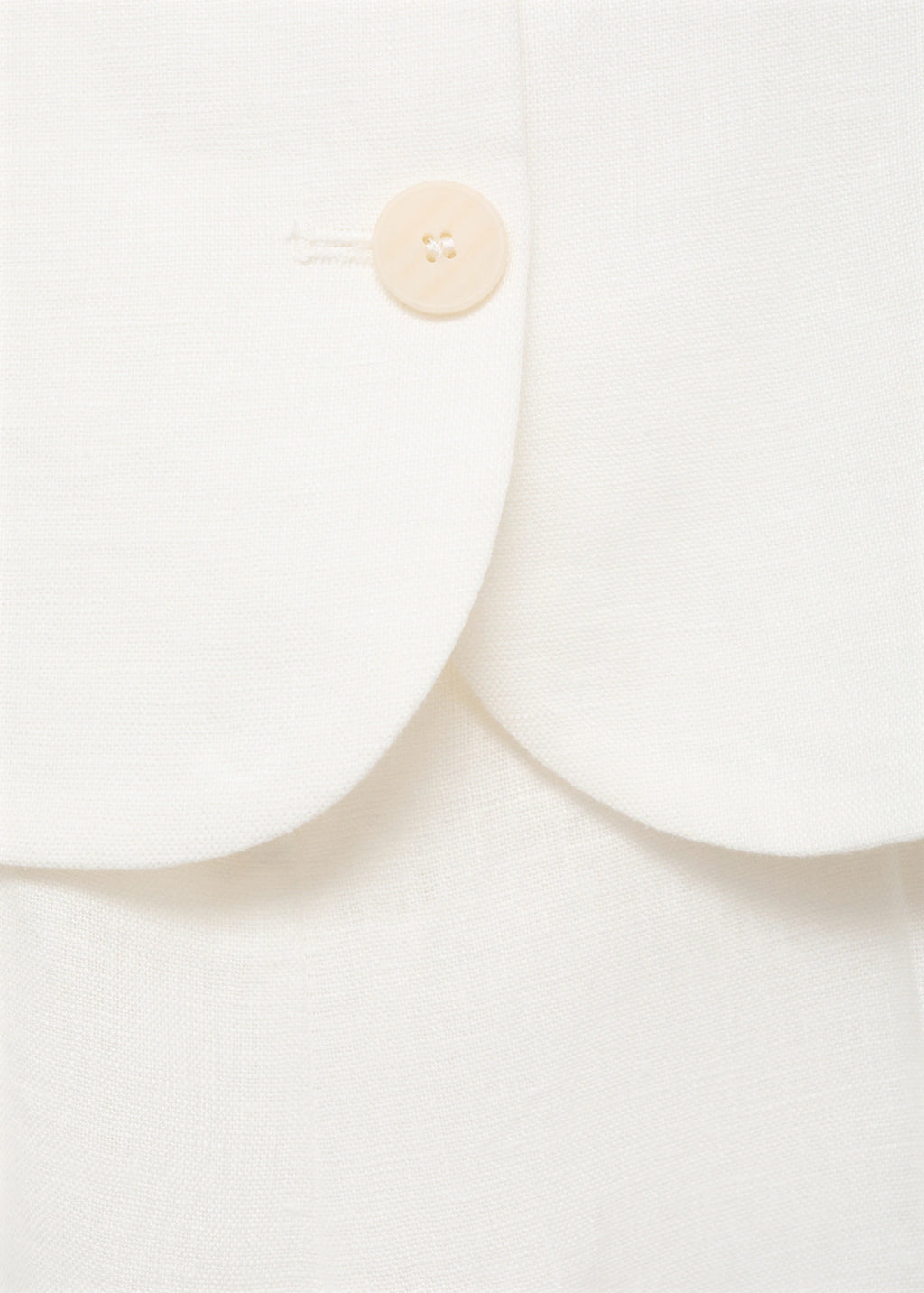 Suit Style Linen Jumpsuit