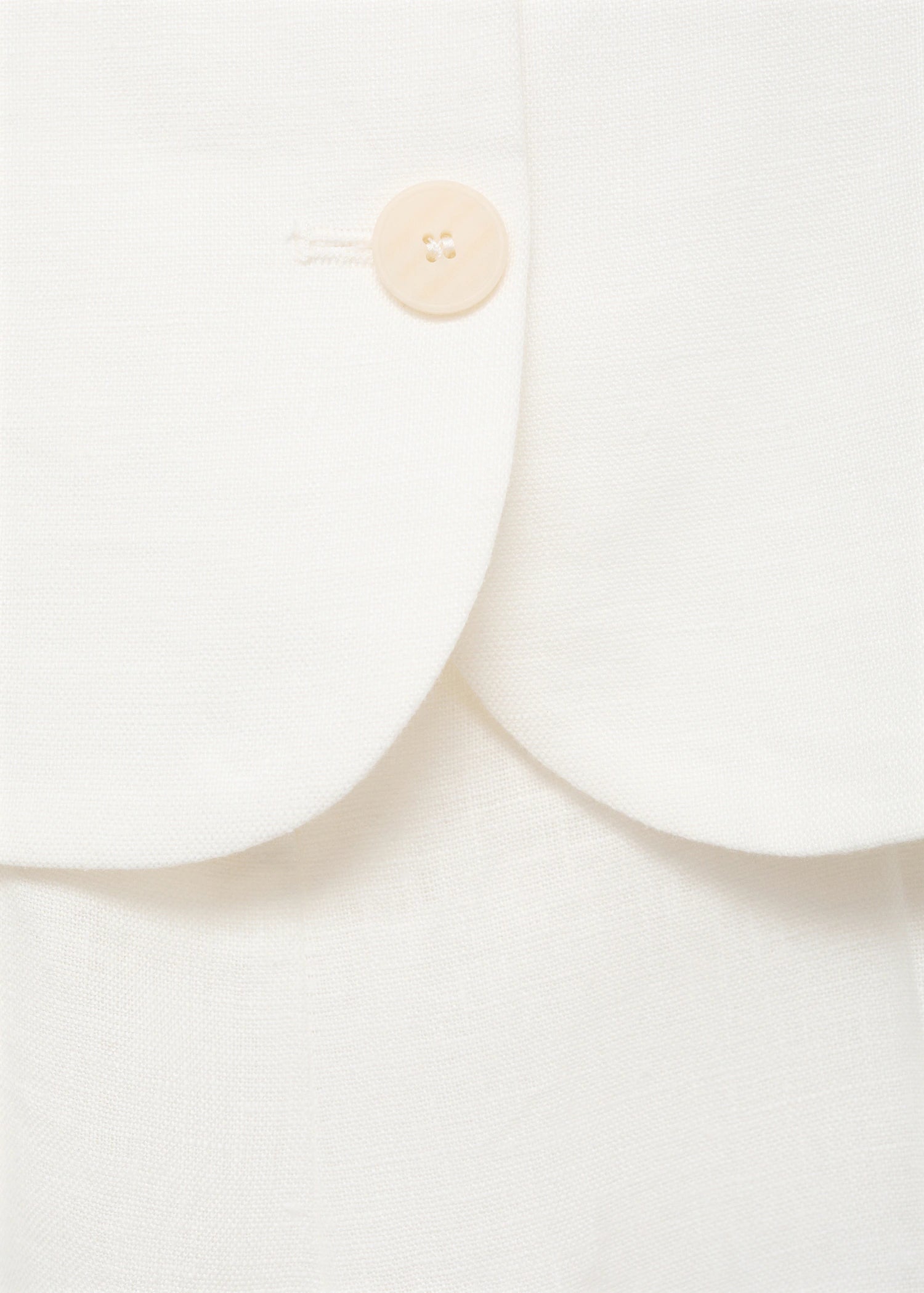 Suit Style Linen Jumpsuit