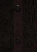 Sweater With Asymmetrical Neck And Buttons
