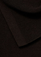 Sweater With Asymmetrical Neck And Buttons