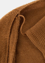 Sweater With Cardigan Style Detailing
