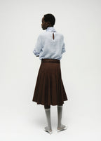 Textured Blouse With Foulard