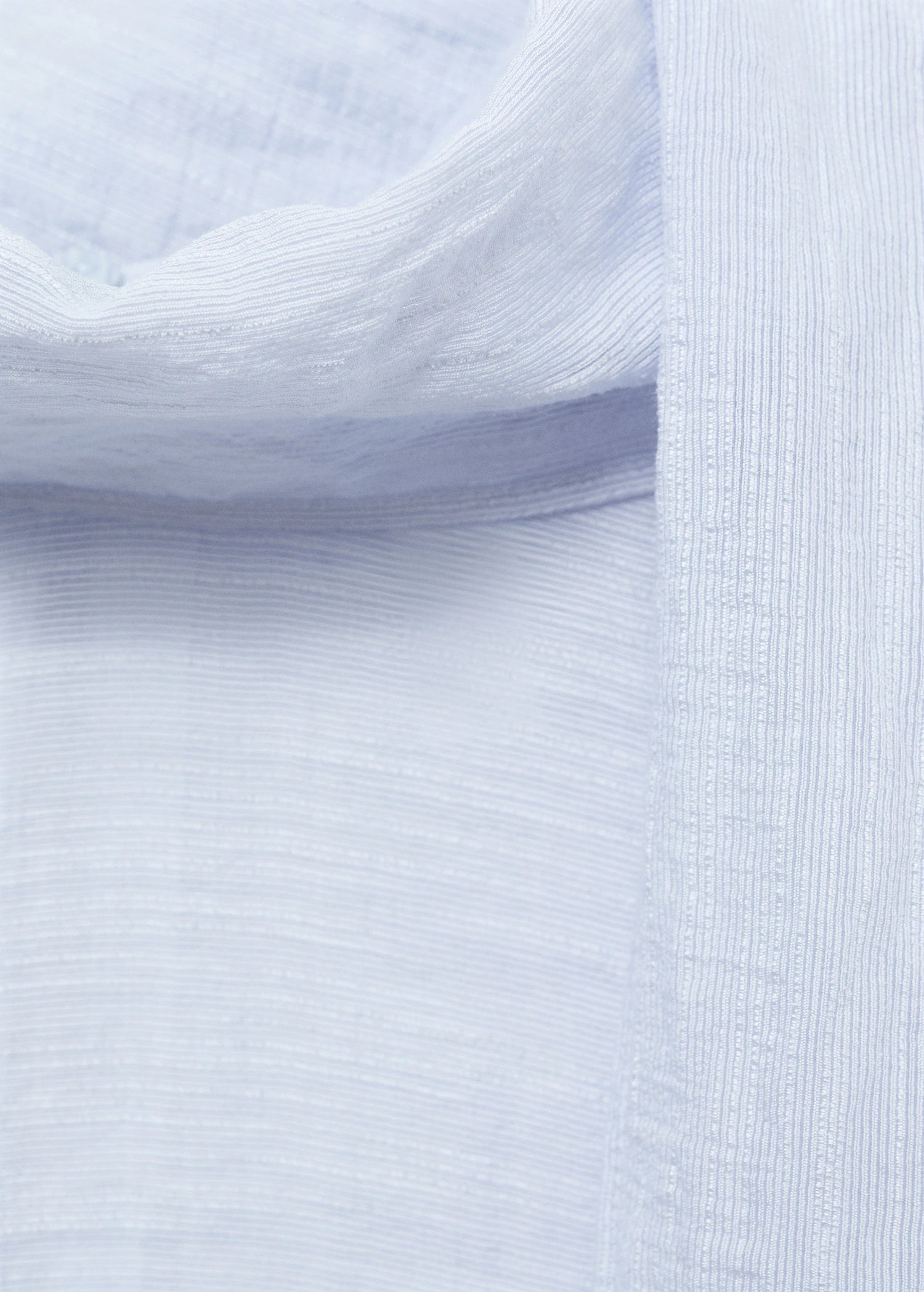 Textured Blouse With Foulard