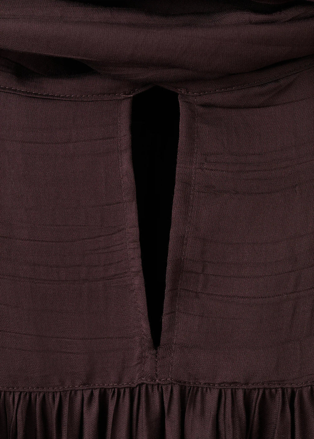 Textured Blouse With Foulard