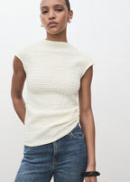 Textured Cotton Top