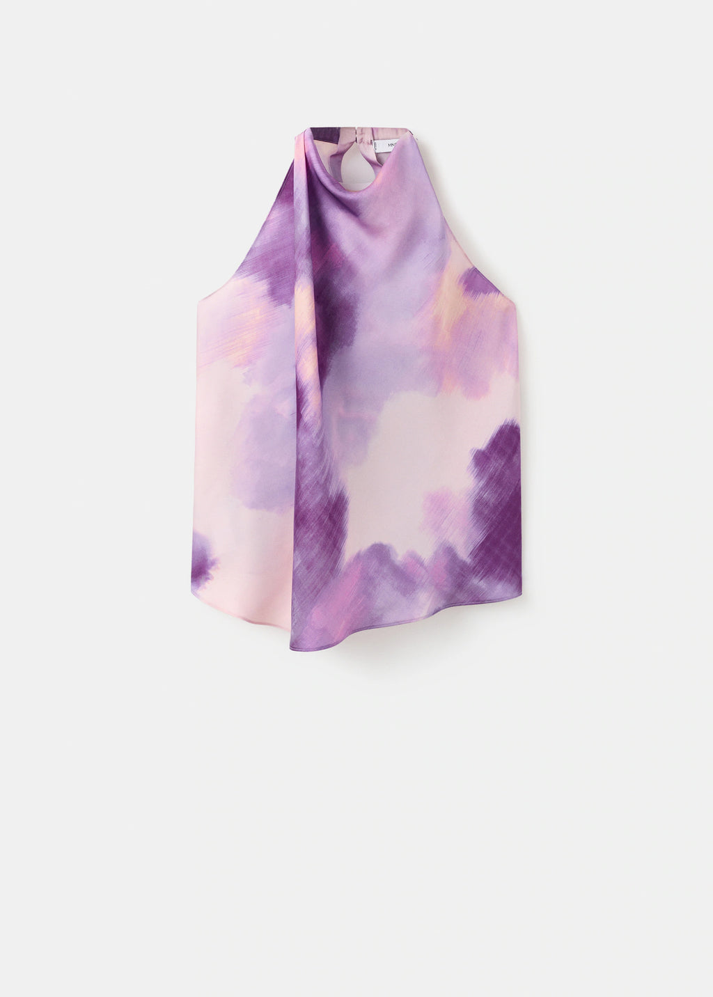 Tie Dye Blouse With Foulard