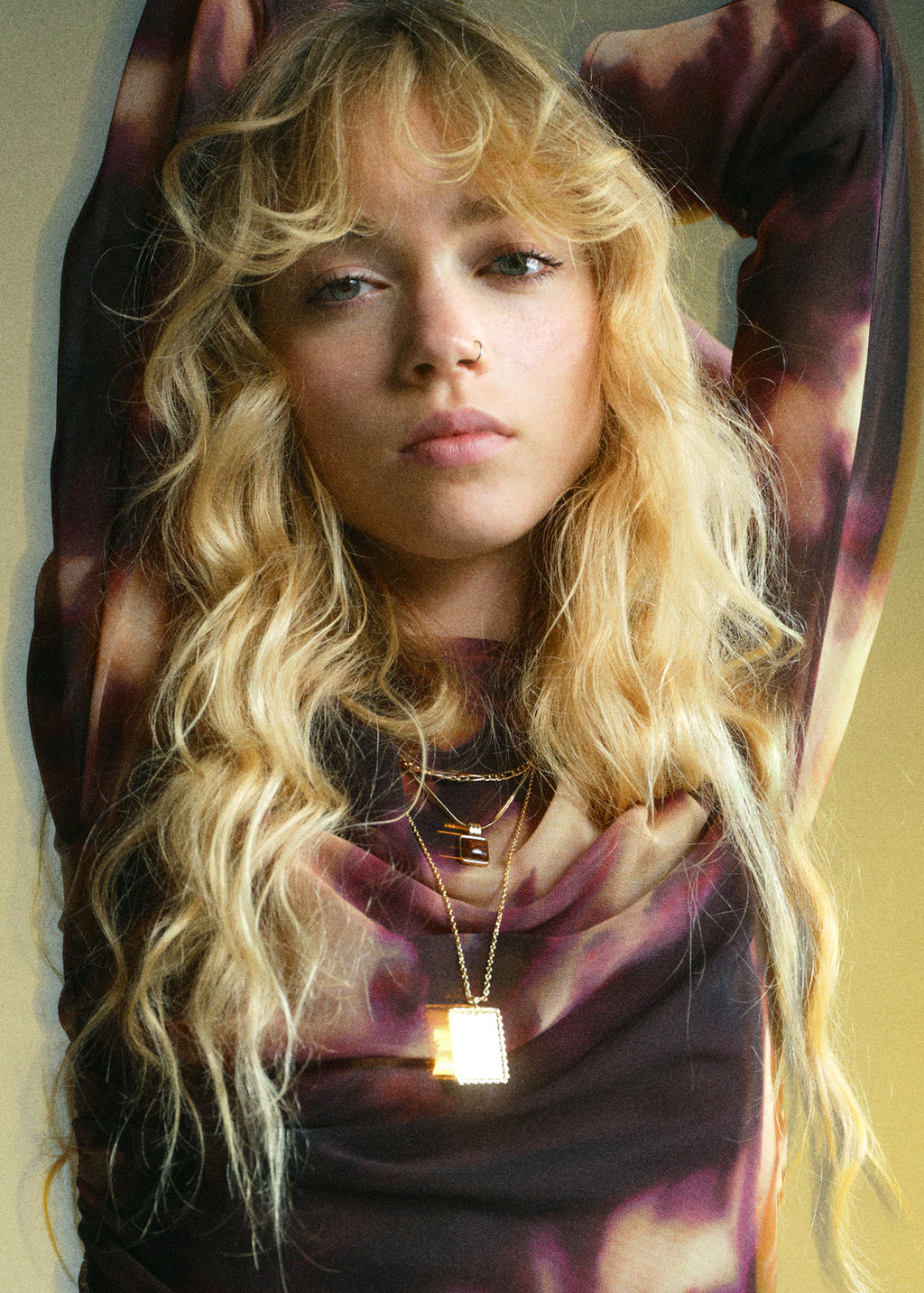 Tie Dye Ruched Dress