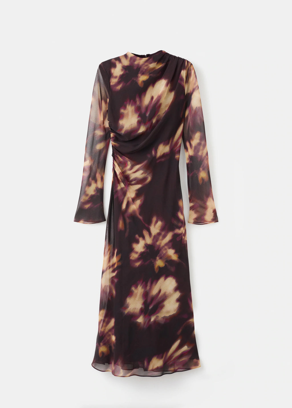 Tie Dye Ruched Dress