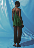 Top With Pleated Back Neckline