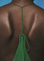 Top With Pleated Back Neckline