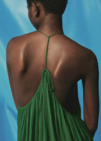 Top With Pleated Back Neckline