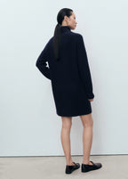 Turtle Neck Knit Dress