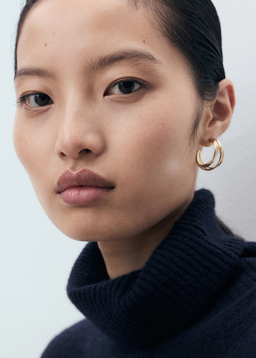 Turtle Neck Knit Dress