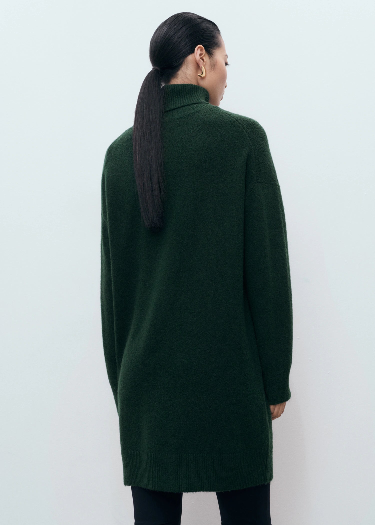 Turtle Neck Knit Dress