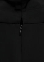 Turtleneck Dress With Asymmetrical Sleeves