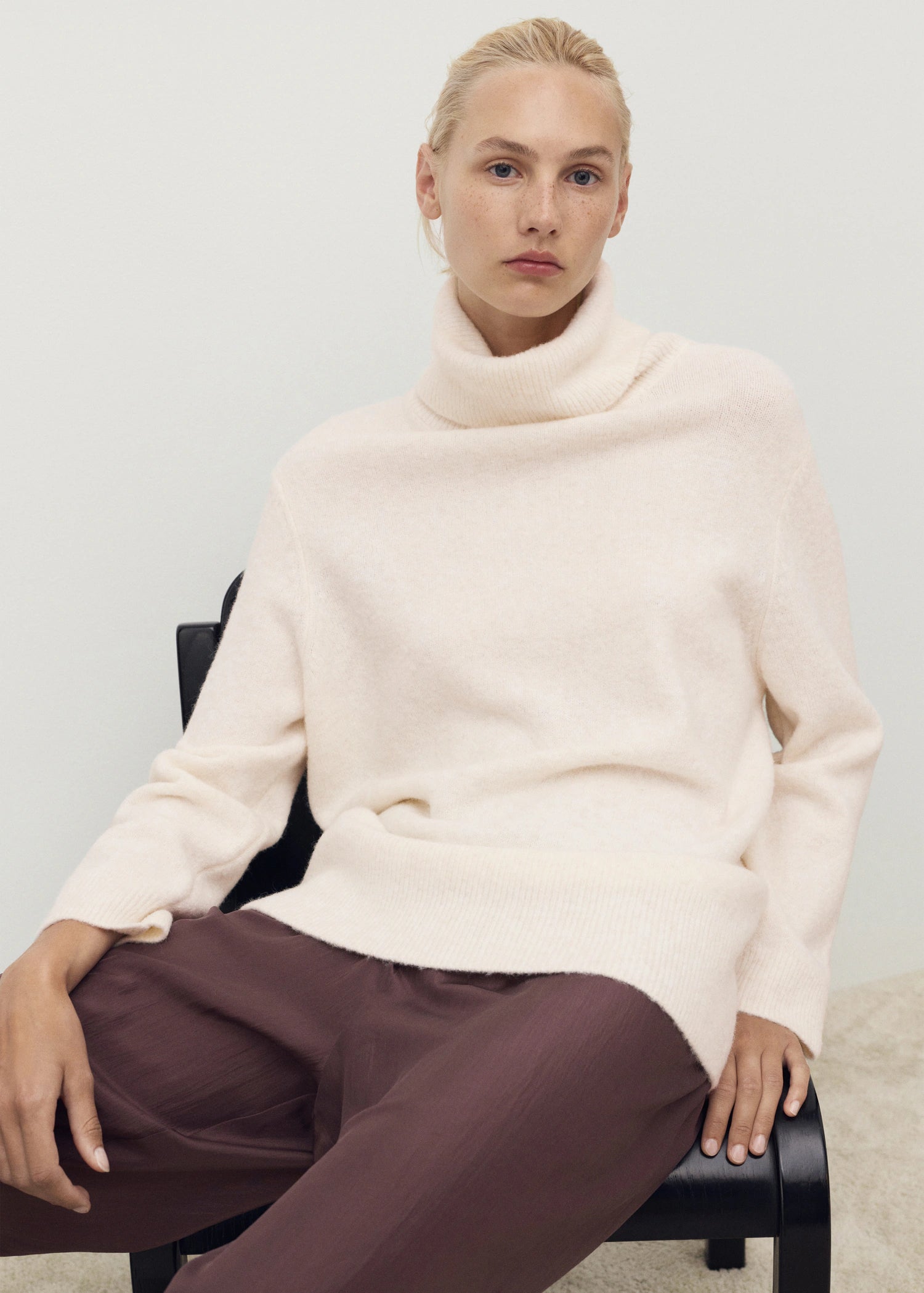 Turtleneck Knit Sweater