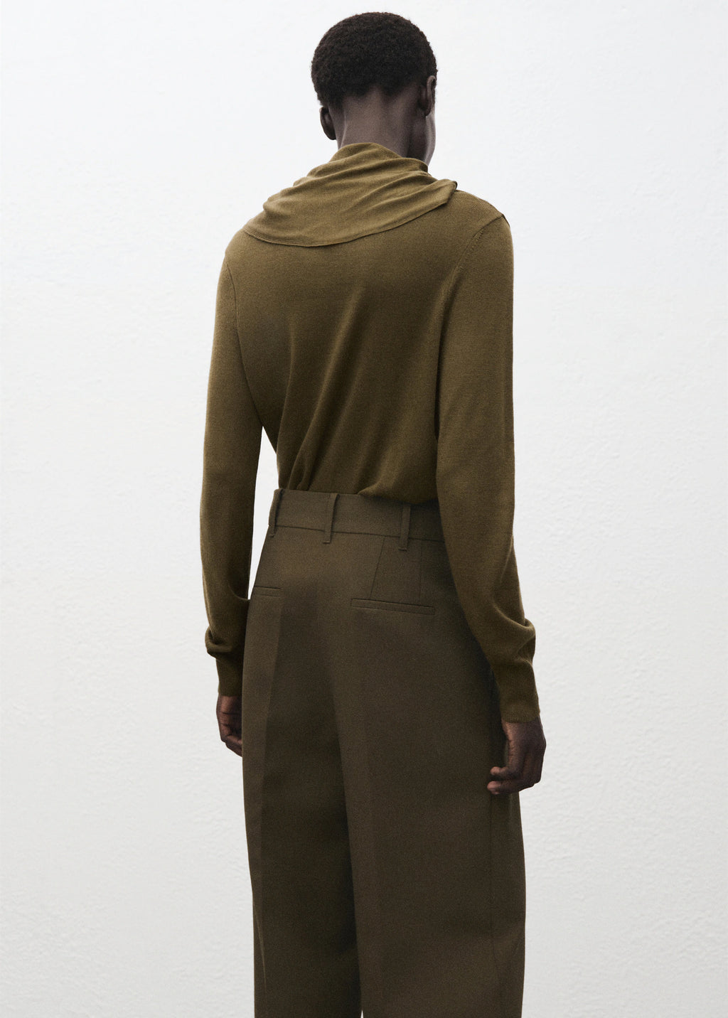 Turtleneck Sweater With Knot