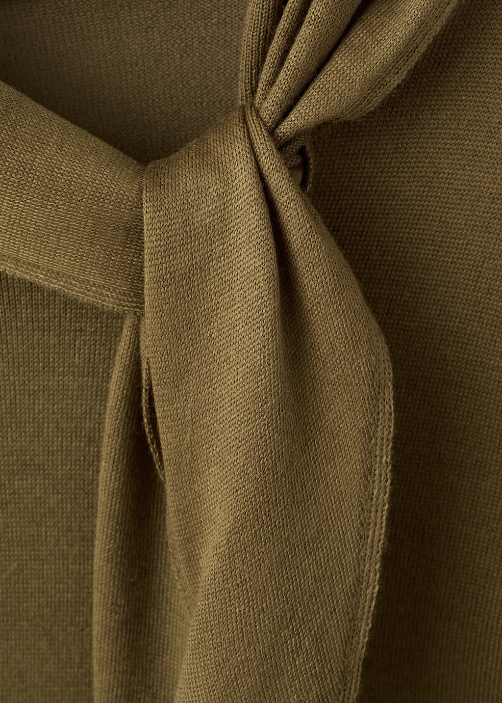 Turtleneck Sweater With Knot