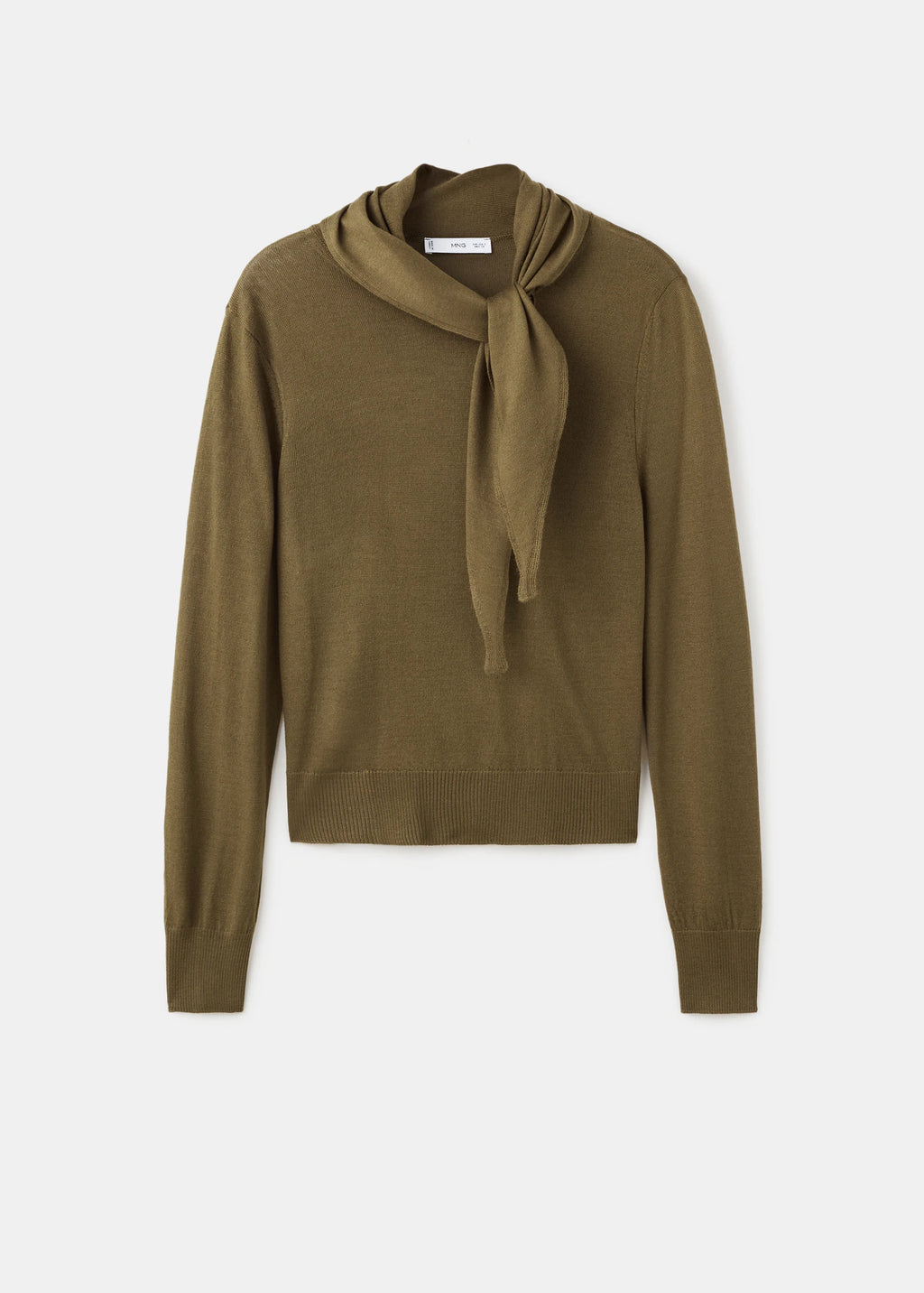 Turtleneck Sweater With Knot