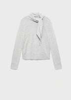 Turtleneck Sweater With Knot