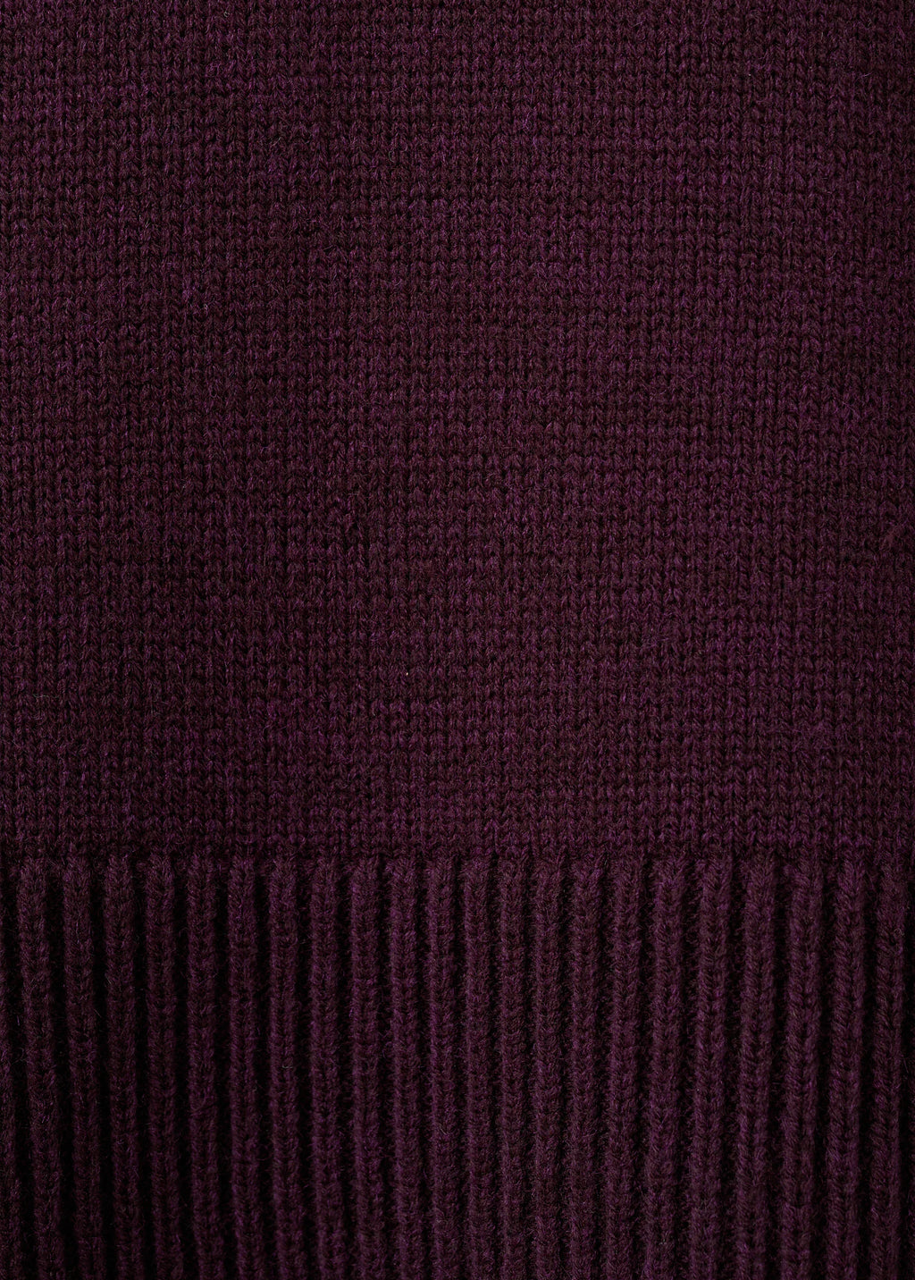 Turtleneck Sweater With Slits