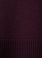 Turtleneck Sweater With Slits