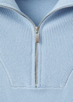 Turtleneck Sweater With Zip