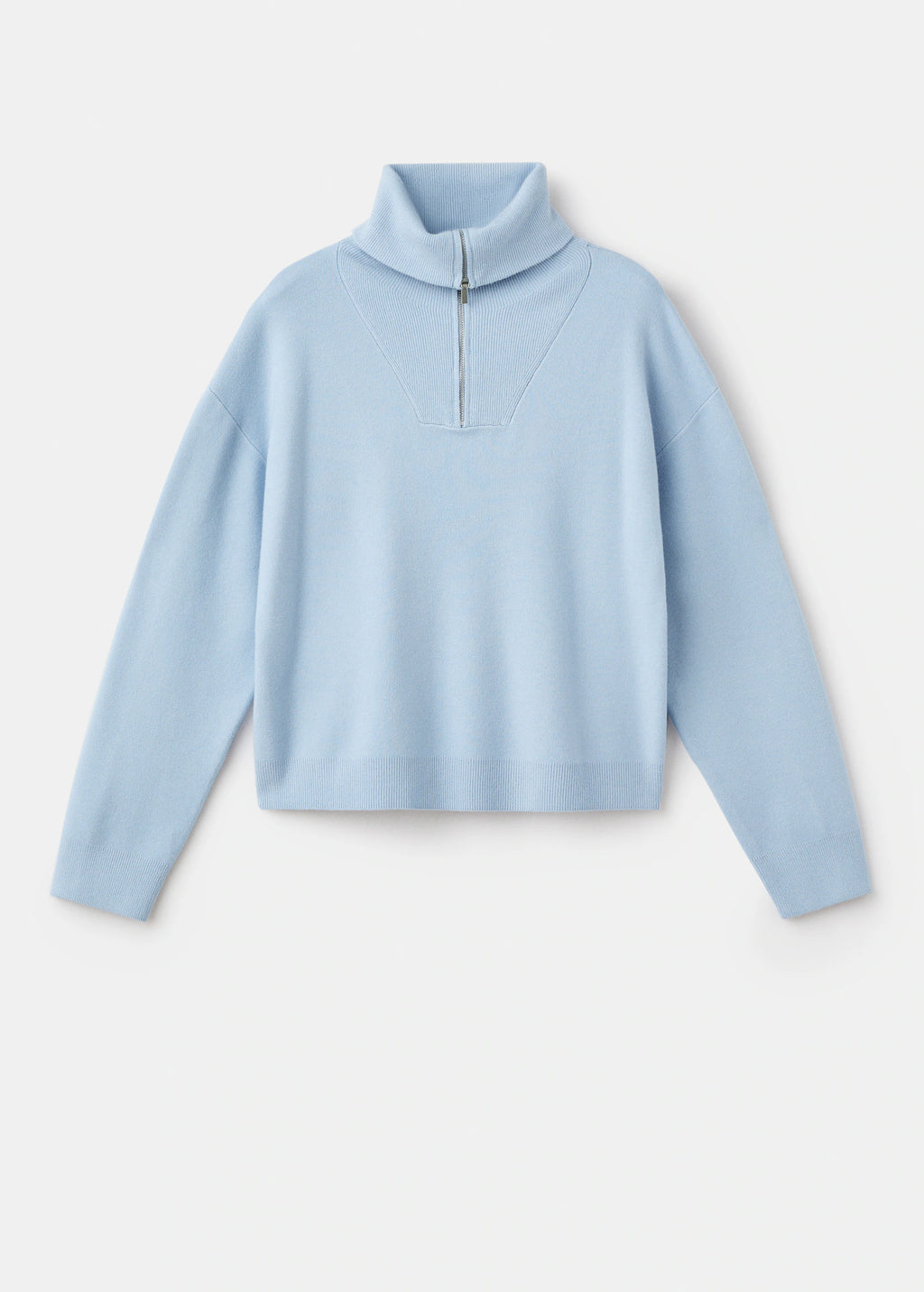 Turtleneck Sweater With Zip