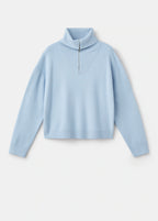 Turtleneck Sweater With Zip