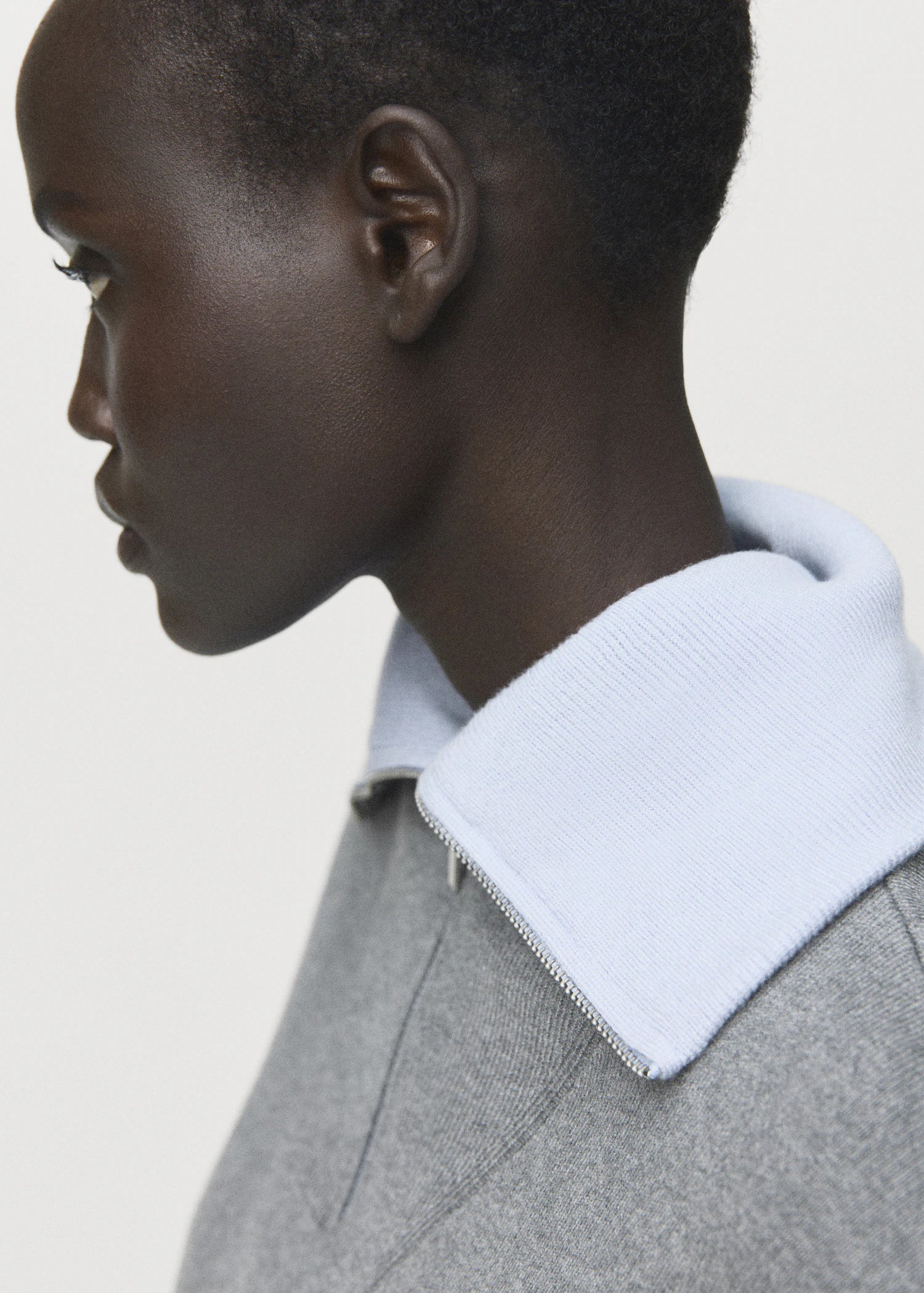 Turtleneck Sweater With Zip