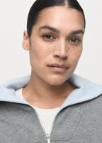 Turtleneck Sweater With Zip