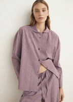 Two Piece Cotton Pyjamas In Gingham Check