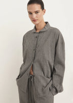 Two Piece Cotton Pyjamas In Gingham Check