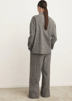 Two Piece Cotton Pyjamas In Gingham Check