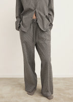 Two Piece Cotton Pyjamas In Gingham Check