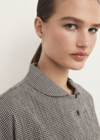 Two Piece Cotton Pyjamas In Gingham Check