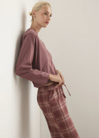 Two Piece Flannel Check Pyjamas