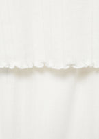 Two Piece Openwork Cotton Pyjamas