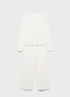 Two Piece Openwork Cotton Pyjamas