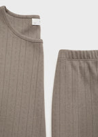 Two Piece Openwork Cotton Pyjamas