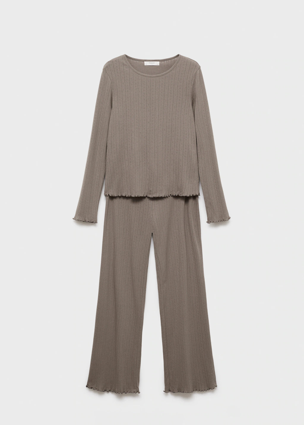 Two Piece Openwork Cotton Pyjamas