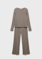 Two Piece Openwork Cotton Pyjamas