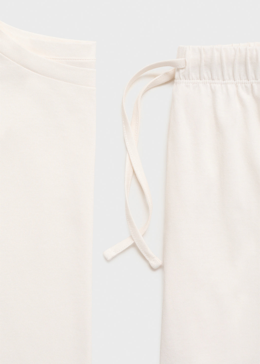 Two Piece Plain Cotton Pyjamas