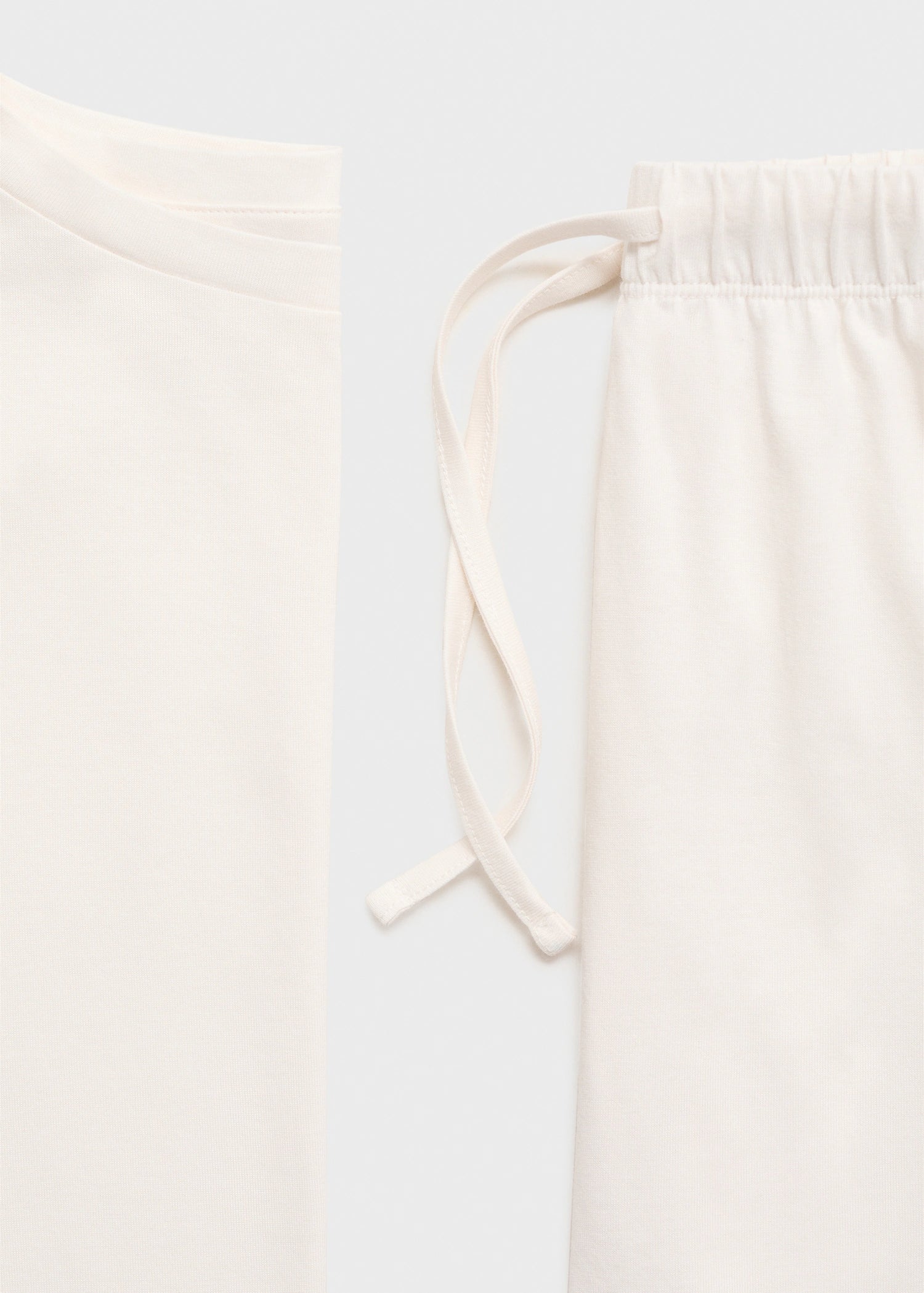 Two Piece Plain Cotton Pyjamas