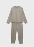 Two Piece Plain Cotton Pyjamas