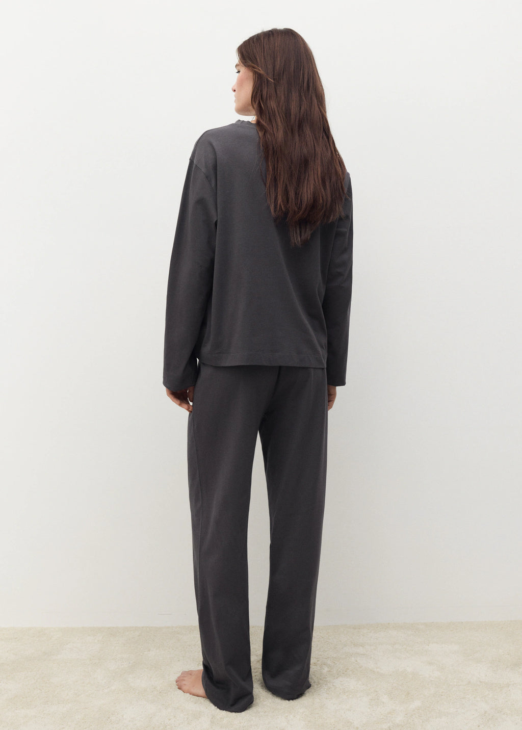 Two Piece Plain Cotton Pyjamas