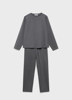 Two Piece Plain Cotton Pyjamas